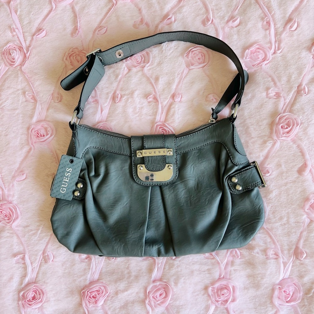 NWT Guess Donna Shoulder Bag Purse Gray